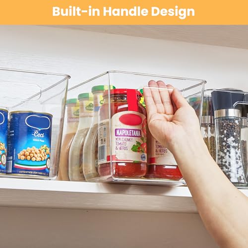 10 Pack Clear Storage Bins (10 Count)
