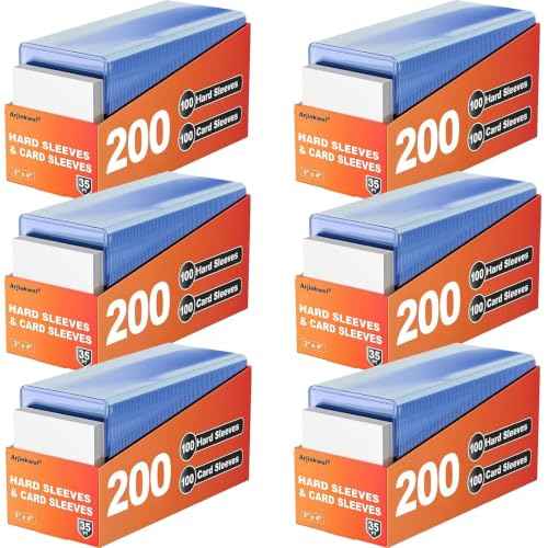 1200 Card Sleeves Hard Plastic (1200 Count)