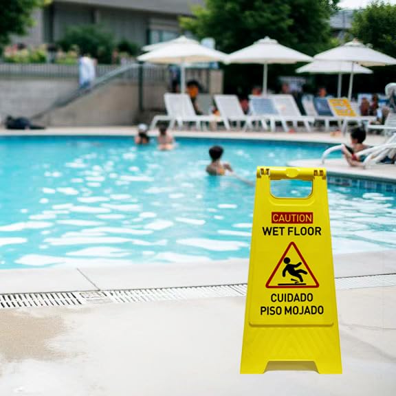 3 Pack Caution wet floor sign (3 Count)