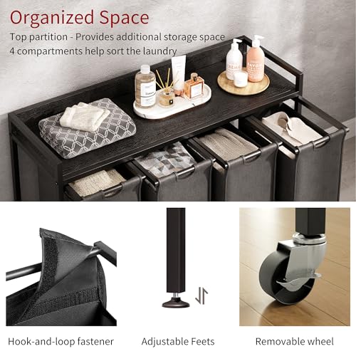 Laundry Hamper with Shelf