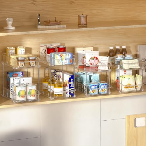 2 Tier Under Sink Organizers and Storage (4 Count)