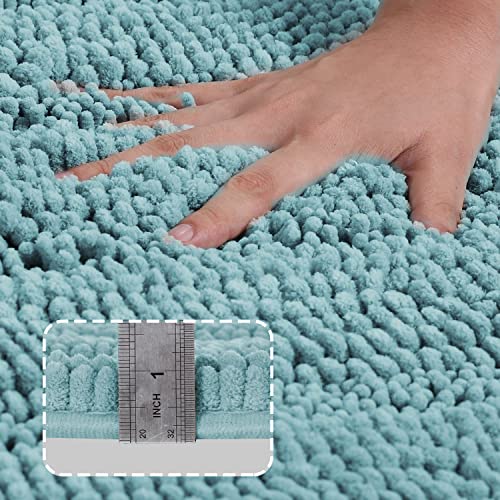 2 Piece Bathroom Rug Set with U