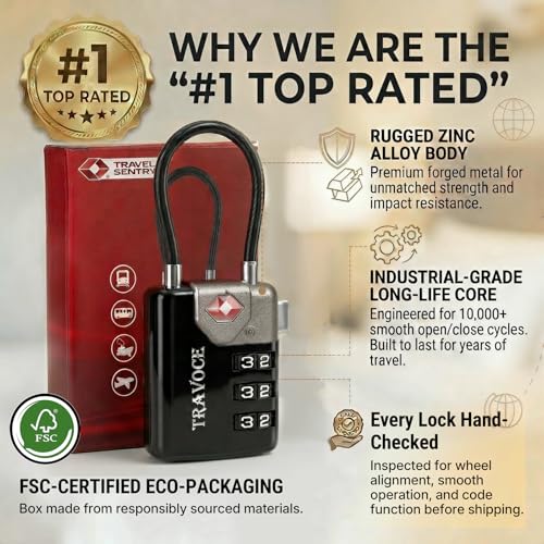 TSA Approved Luggage Locks