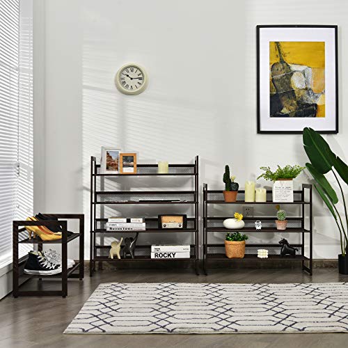 4 Tier Metal Shoe Rack