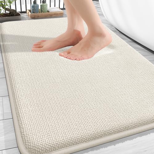 Thick Memory Foam Bathroom Rugs 34x21