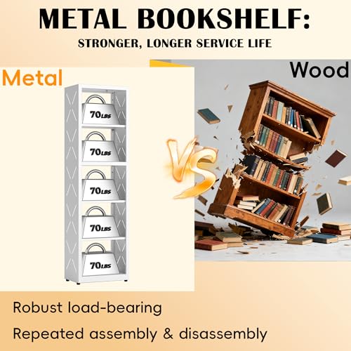 5 Tier Bookcase