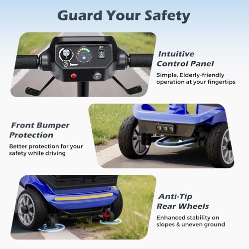 Mobility Scooter for Adults with Spare Battery