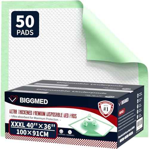 Extra Large Chucks Pads Disposable Adult 40'' X 36'' (50 Count)