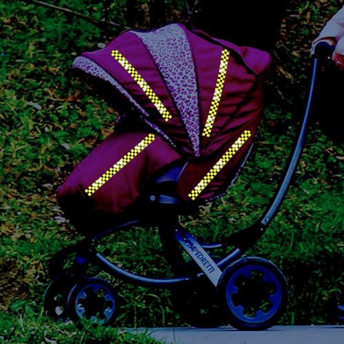 Yellow and Black Reflective Tape 4 inch X 10 feet