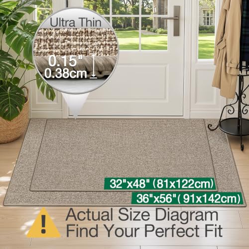 36"x56" Ultra Thin Indoor Doormat (14 Sq Ft)