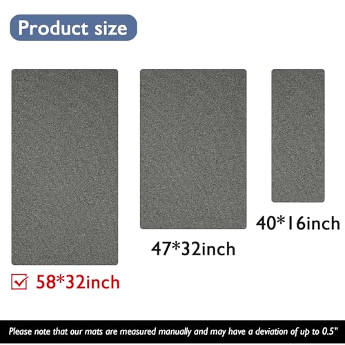 Shower Mat Non Slip 58x32 Inch