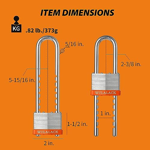 Padlock with Key (2 Count)
