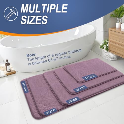 Memory Foam Bathroom Runner Rug 70x24