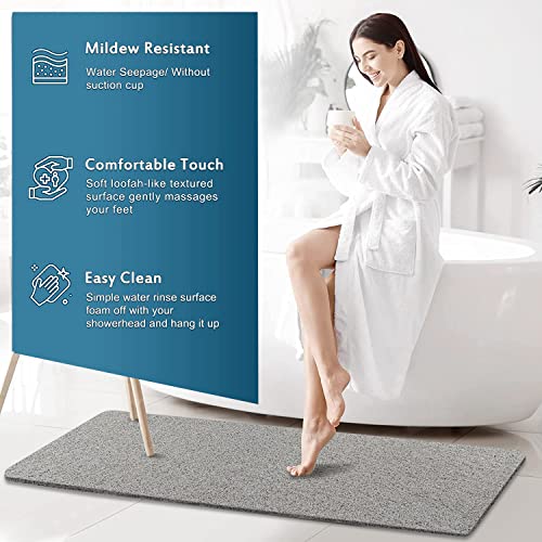 Shower Mats Non Slip Without Suction Cups