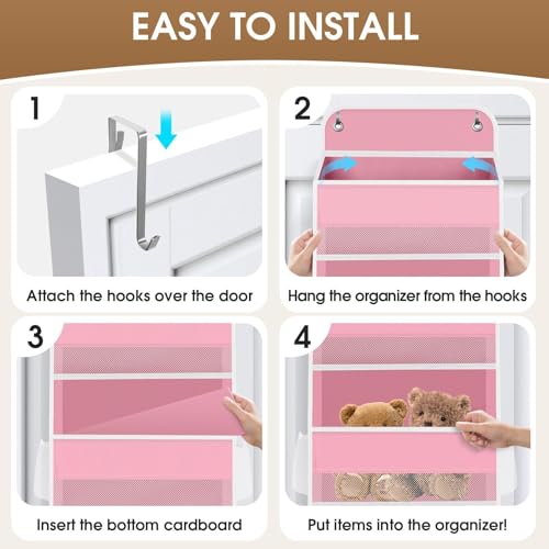 1Pack Over The Door Organizer Large Capacity Hanging Storage Room Organizer