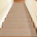 Linen Stair Treads for Wooden Steps Indoor