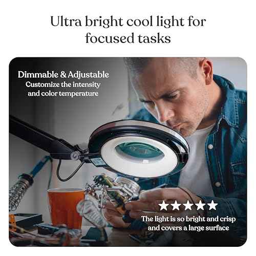 LightView Pro Magnifying Desk Lamp