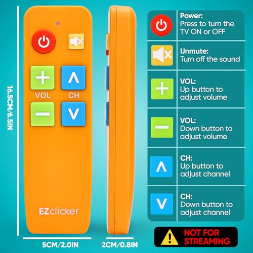 TV Remote for Seniors