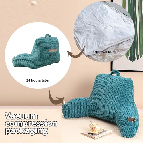 Reading Pillow for Sitting in Bed with Arm