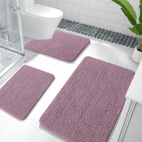 Bathroom Rugs Sets 3 Piece