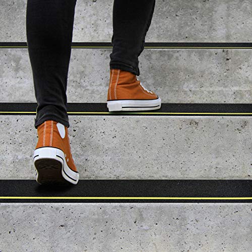 6" x 30" 10Pack Anti Slip Stair Tread with Reflective Strips (10 Count)