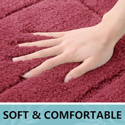 Microfiber Bathroom Rugs 24x16