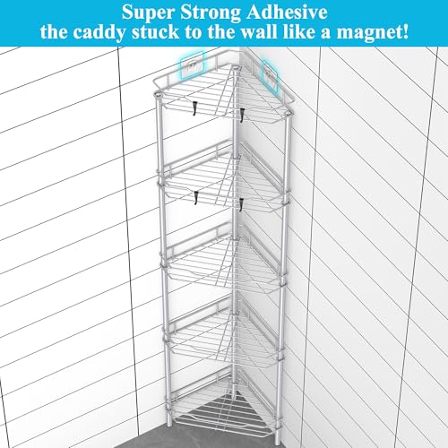 Metal Floor Standing Corner Shower Caddy