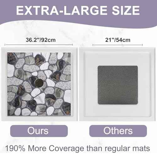 Square Shower Mat Non Slip