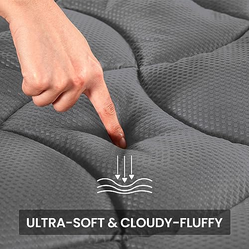 Twin XL Cooling Mattress Topper for College Dorm