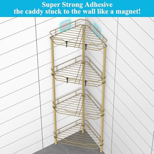 Metal Floor Standing Corner Shower Caddy