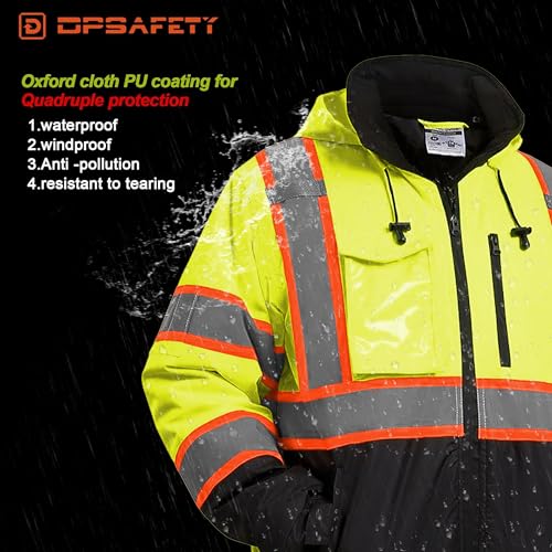Hi Vis Safety jacket for men