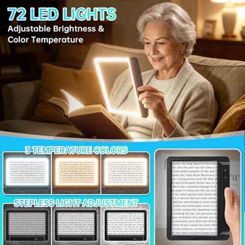 6X Large Magnifying Glass for Reading Full Page Magnifier for Reading 7.8in