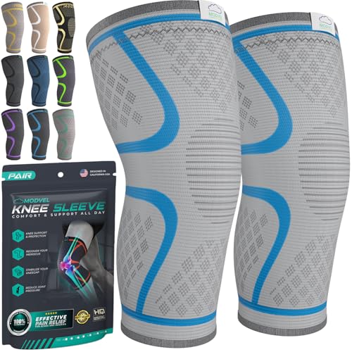 Compression Knee Brace for Women & Men (2 Count)