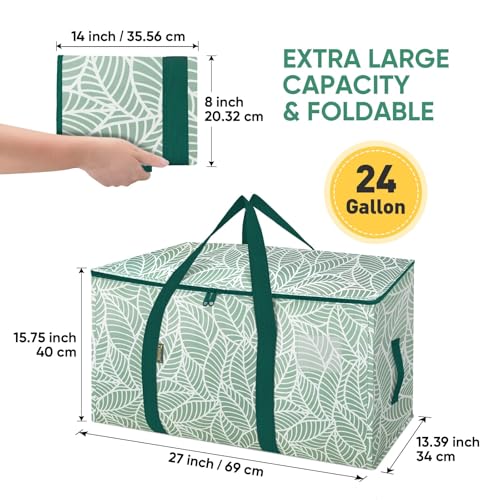 6 Pack Oversized Moving Bags with Reinforced Handles (6 Count)