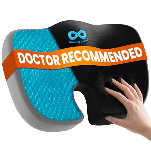 Doctor Recommended Memory Foam Seat Cushion for Office Chairs & Car