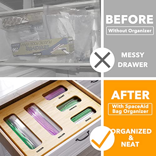 Bag Storage Organizer for Kitchen Drawer