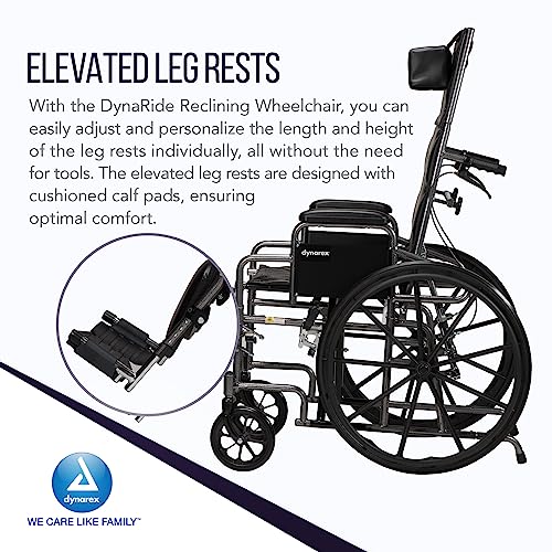 10241 DynaRide Reclining Wheelchair with Detach Desk Arm E