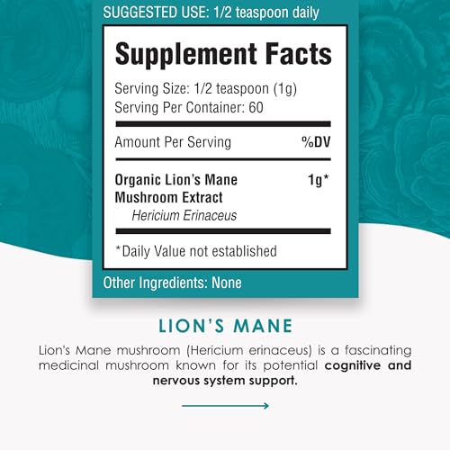 Lion’s Mane Powder (2.1 Ounce)