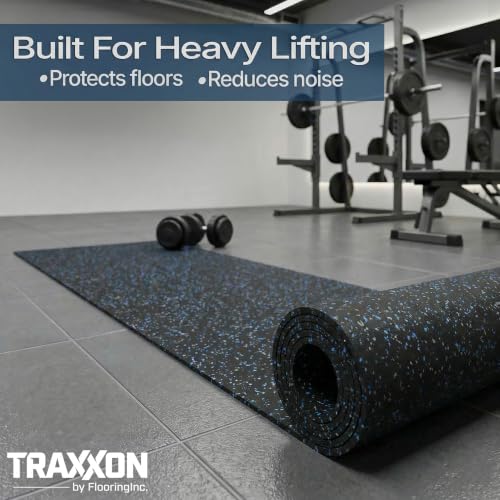 Traxxon by FlooringInc Rubber Gym Flooring Roll
