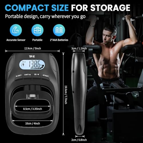 396lbs 180kg Grip Strength Tester