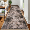 Abstract Runner Rug 3x12 Ft Washable Runners for Hallways