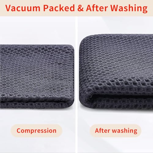 100% Cotton Waffle Weave Kitchen Dish Towels 12 (12 Count)