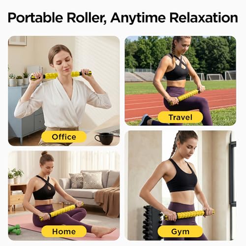 Muscle Roller & Massage Roller Stick for Athletes