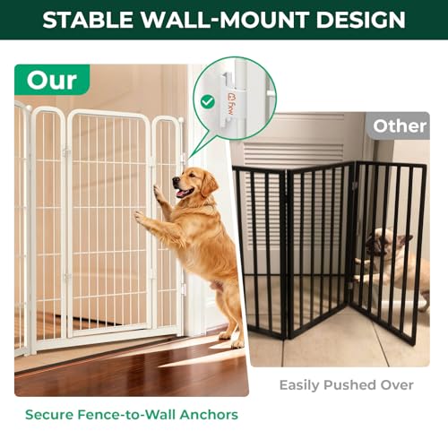 Dog Gate Extra Wide Adjustable for Openings Up to 83"
