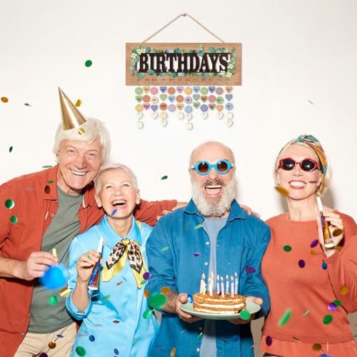 Happy Birthday Wooden Hanging Sign