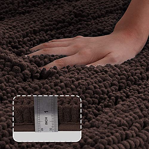 2 Piece Bathroom Rug Set with U