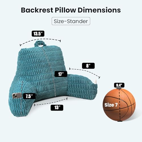Reading Pillow for Sitting in Bed with Arm