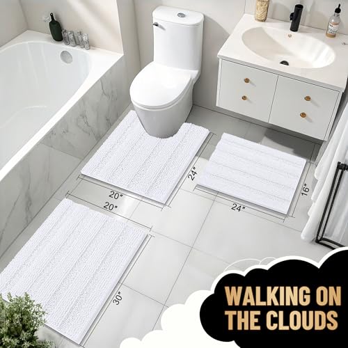 Thick Small Bathroom Rugs 24x16