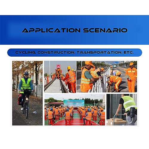 High Visibility Reflective Safety Vest with Pockets Custom Your Logo Safety Workwear