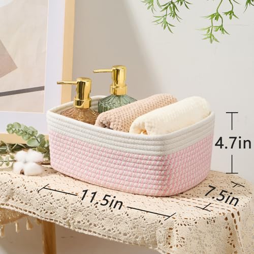 Small Storage Baskets for Organizing (3 Count)